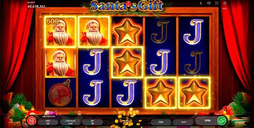Santa’s Gift slot screenshot 2