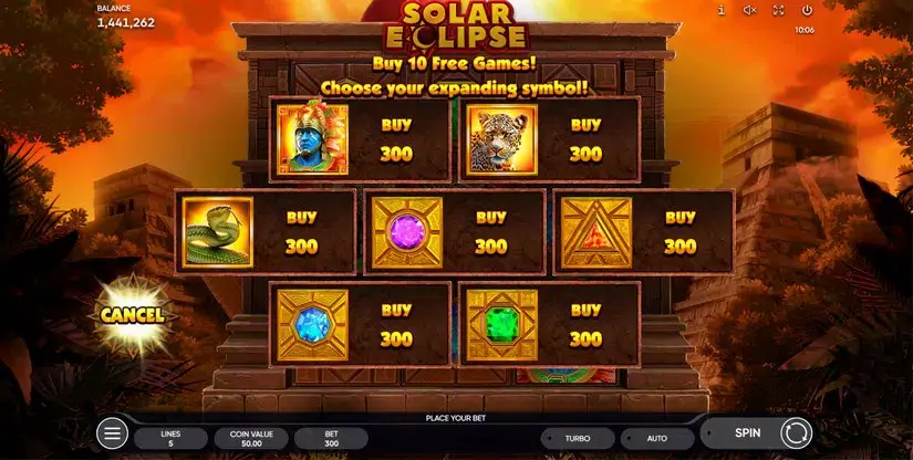 Solar Eclipse slot screenshot 1