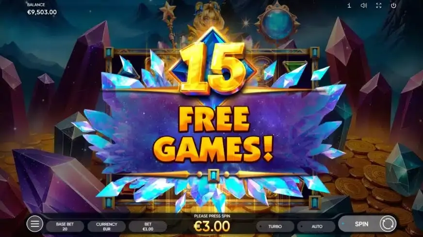 Starshine Crystals slot screenshot 3