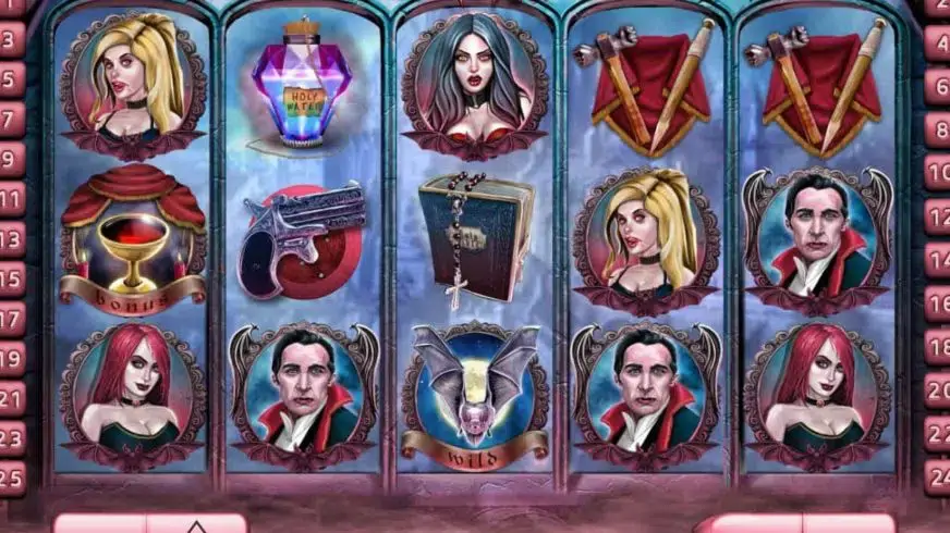 The Vampires slot screenshot 1