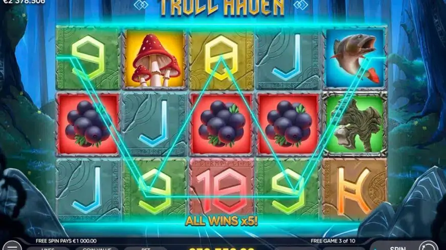Troll Haven slot screenshot 4