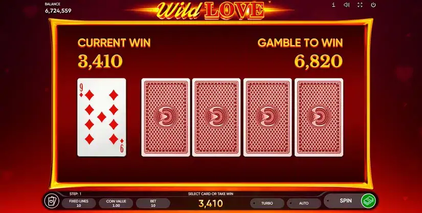 Wild Love slot screenshot 6