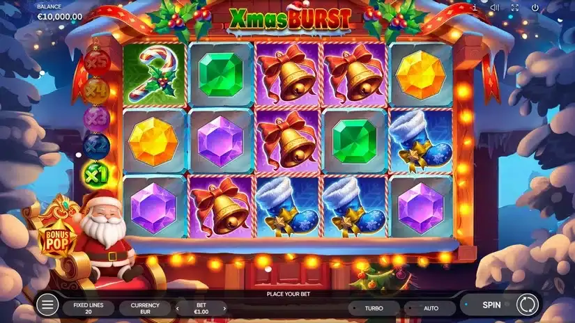 Xmas Burst slot screenshot 1