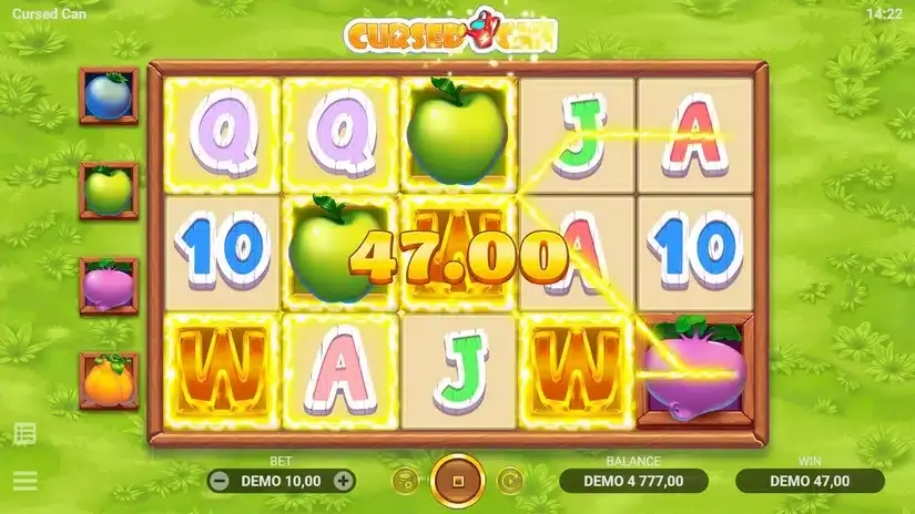 Cursed Can slot screenshot 