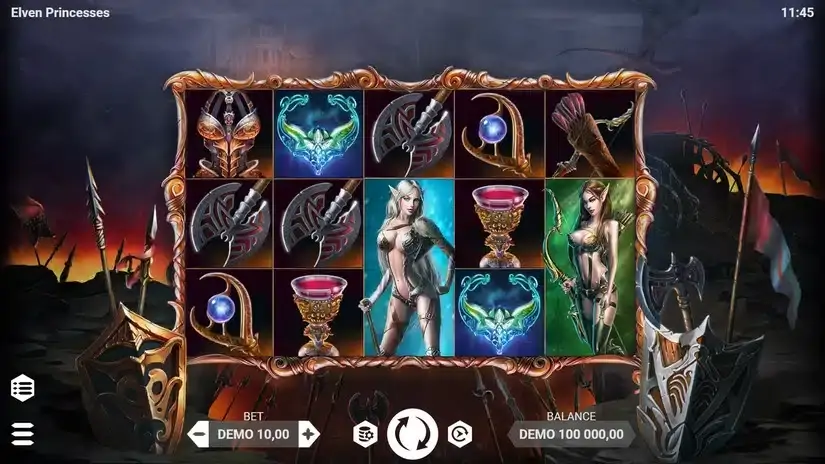 Elven Princesses slot screenshot 
