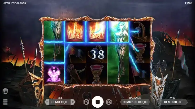 Elven Princesses slot screenshot 