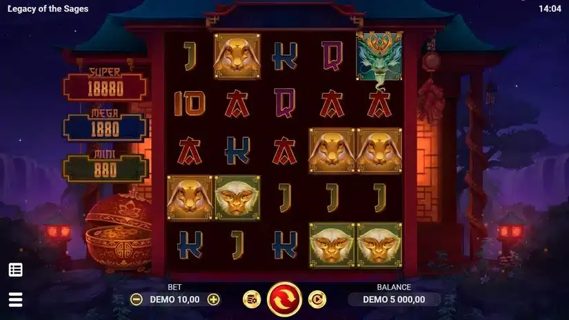 Legacy of the Sages slot screenshot 1