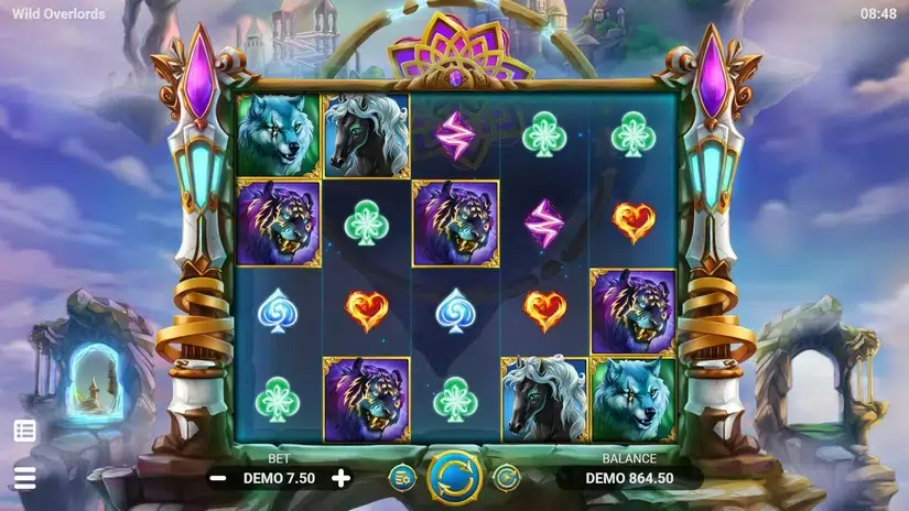 Wild Overlords slot screenshot 1