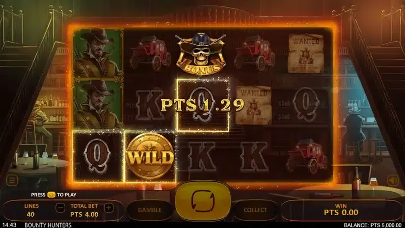 Bounty Hunters (Expanse Studio) slot screenshot 2