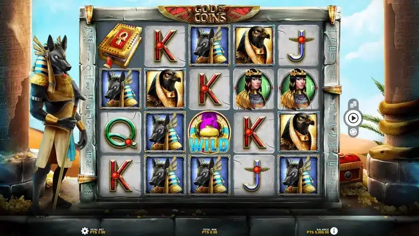 God Of Coins slot screenshot 