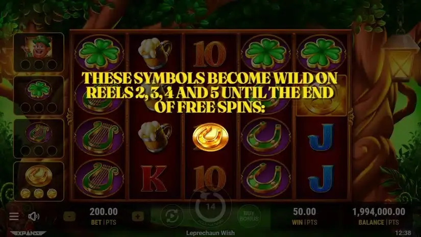 Leprechaun Wish slot screenshot 3