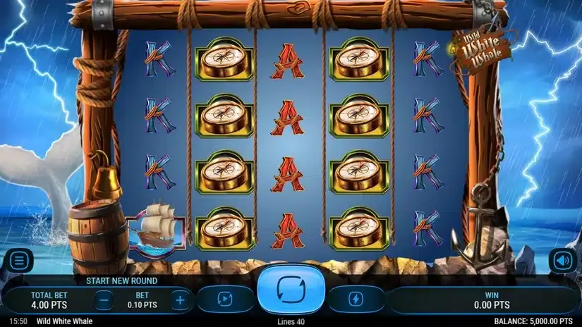 Wild White Whale slot screenshot 