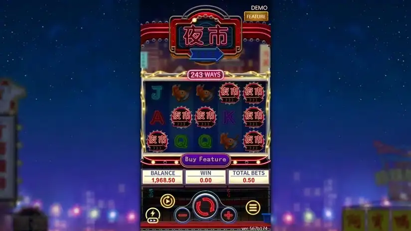 Night Market slot screenshot 2