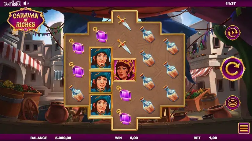 Caravan of Riches slot screenshot 1