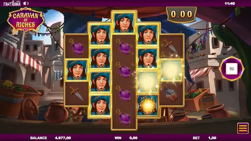 Caravan of Riches slot screenshot 4