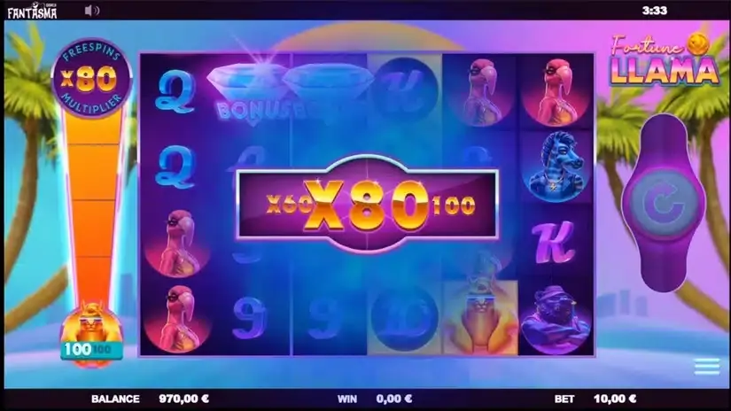 Fortune Llama slot screenshot 4