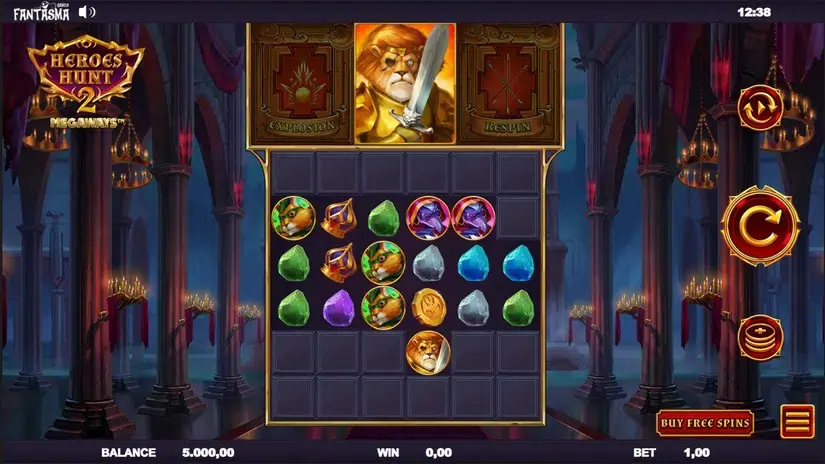 Heroes Hunt 2 Megaways slot screenshot 