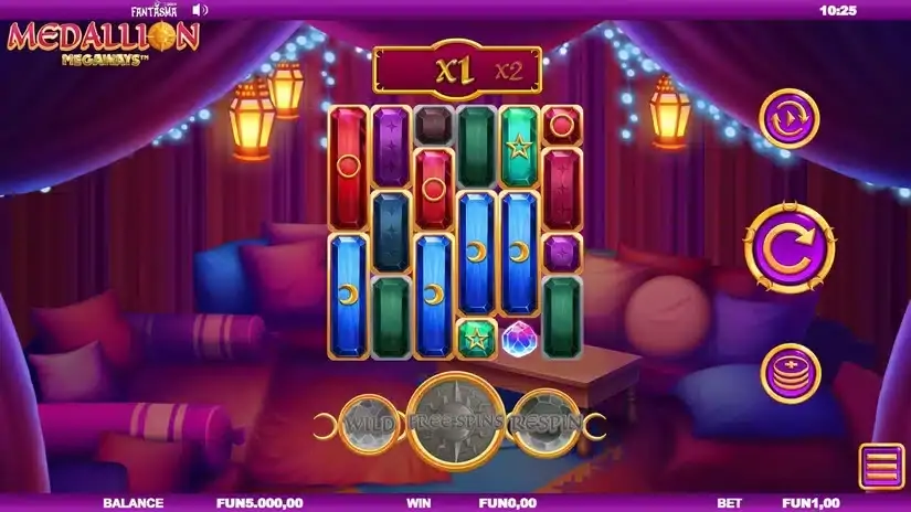 Medallion Megaways slot screenshot 