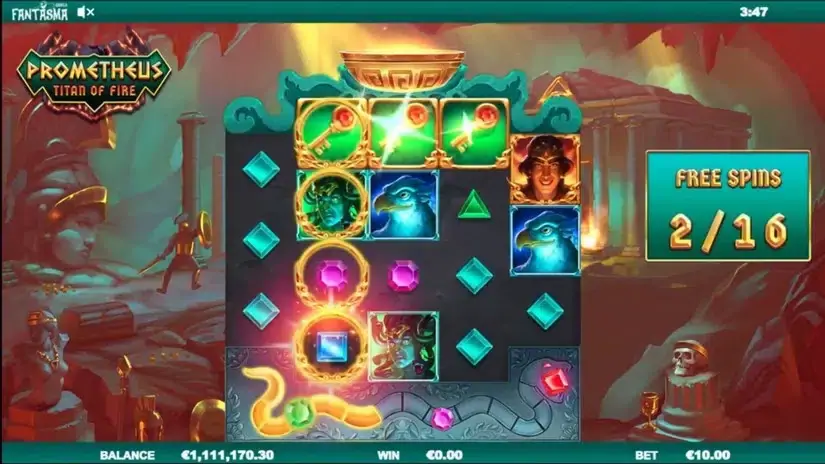 Prometheus Titan of Fire slot screenshot 1