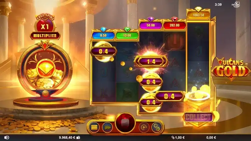 Vulcan’s Gold slot screenshot 4