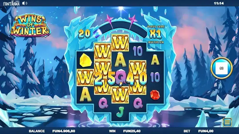Wins of Winter slot screenshot 5