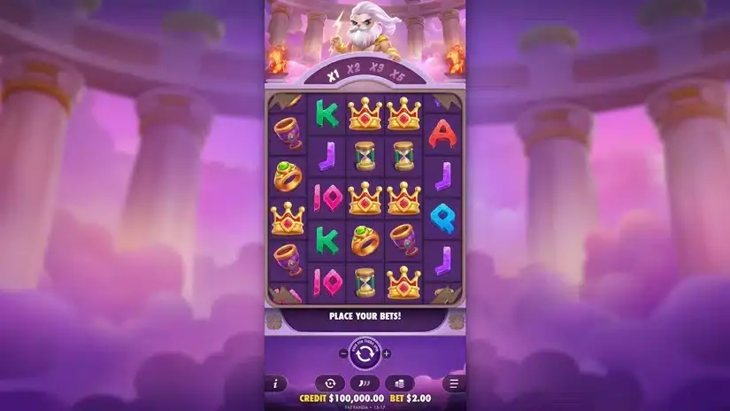 Olympus Wins slot screenshot 