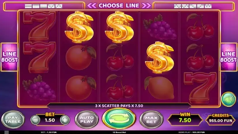 10 Boost Hot slot screenshot 4