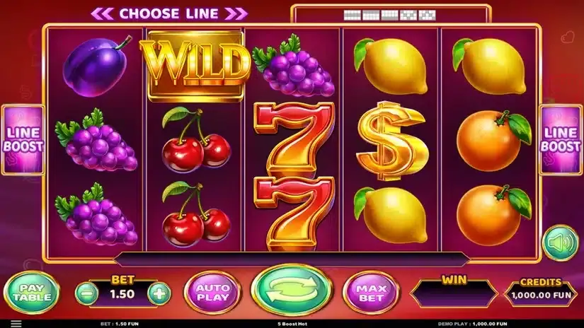 5 Boost Hot slot screenshot 