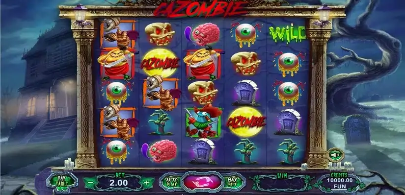 Cazombie slot screenshot 1
