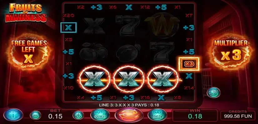 Fruits Of Madness slot screenshot 2