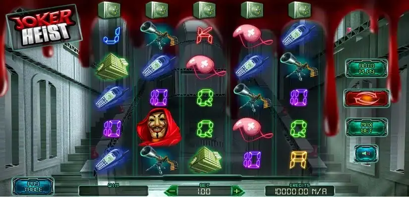 Joker Heist slot screenshot 