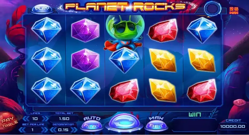 Planet Rocks slot screenshot 1