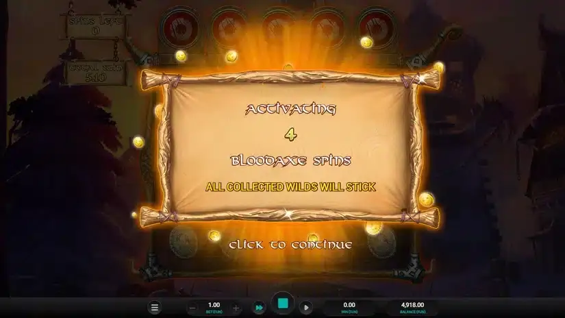 Bloodaxe slot screenshot 6
