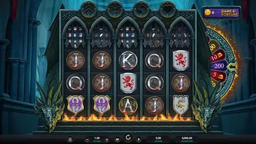 Temple of Fury Dream Drop slot screenshot 