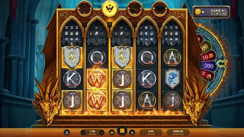 Temple of Fury Dream Drop slot screenshot 3