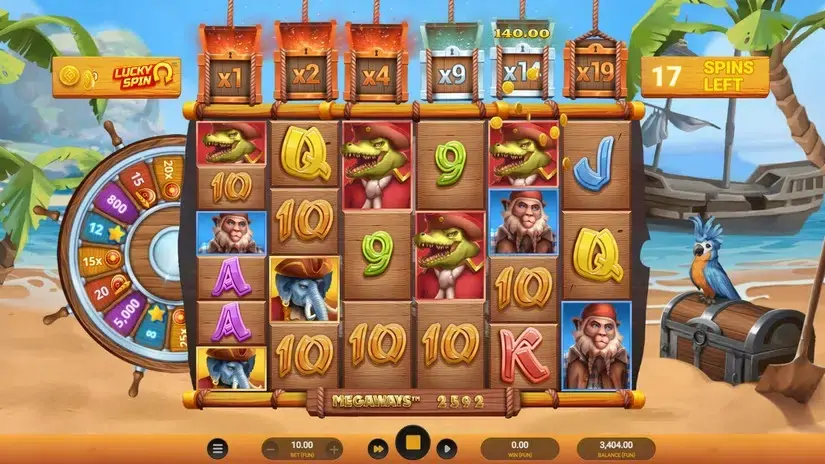 Wild Buccaneers Megaways slot screenshot 7