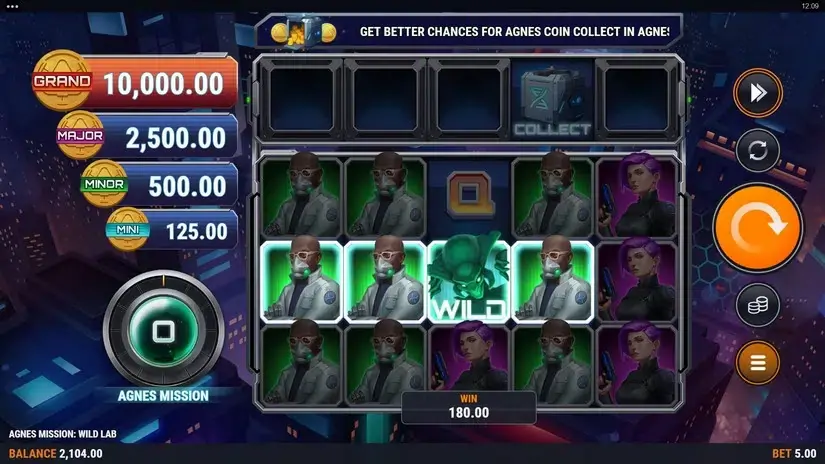 Agnes Mission: Wild Lab slot screenshot 7