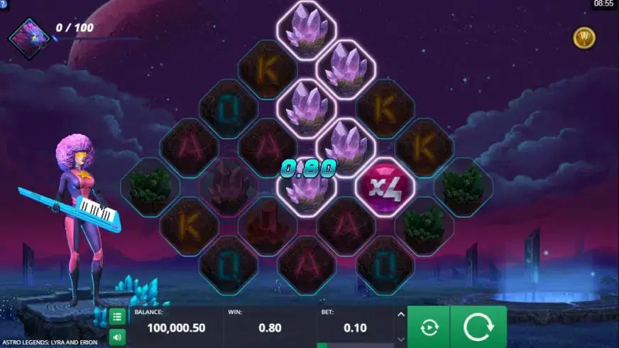 Astro Legends: Lyra and Erion slot screenshot 3