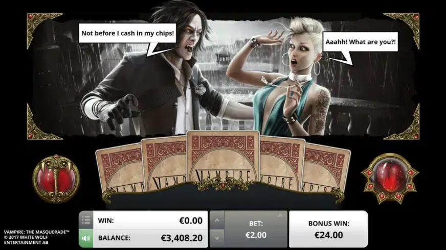 Vampire: The Masquerade — Las Vegas slot screenshot 2