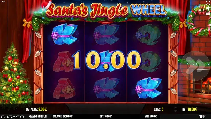 Santa’s Jingle Wheel slot screenshot 3