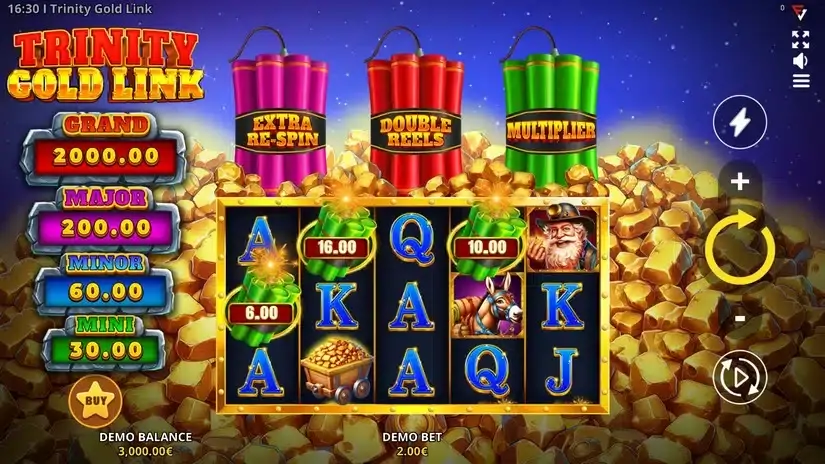 Trinity Gold Link: Running Wins slot screenshot 2