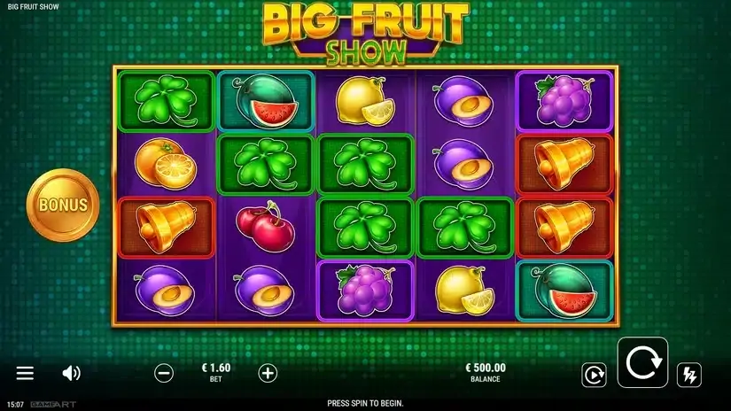 Big Fruit Show slot screenshot 1