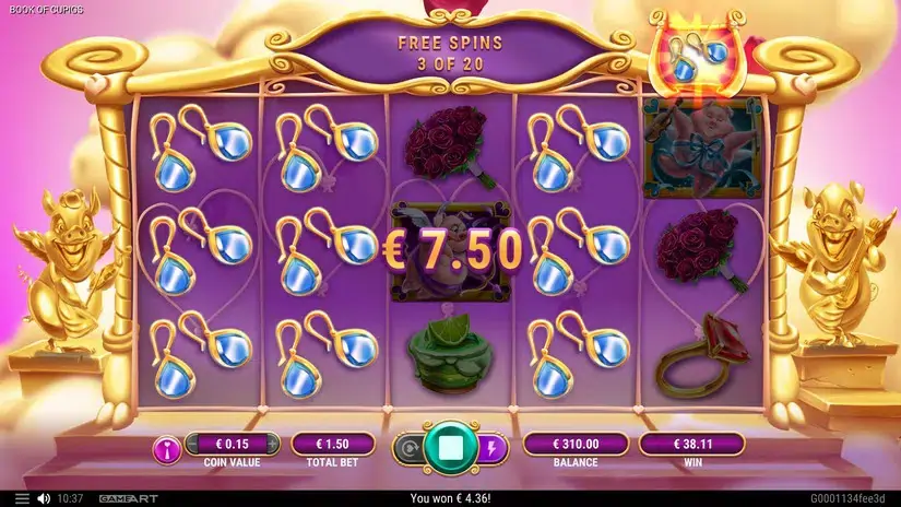 Book of Cupigs slot screenshot 7