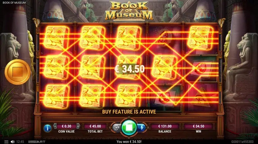 Book of Museum slot screenshot 8