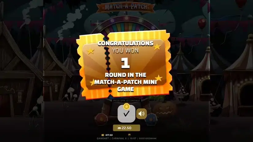 Carnival X slot screenshot 2