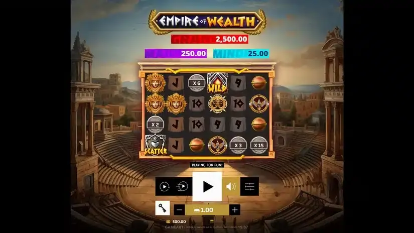 Empire of Wealth slot screenshot 