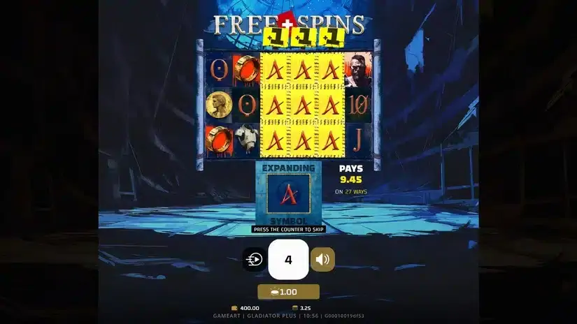Gladiator+ slot screenshot 5