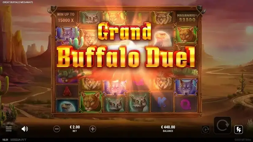 Great Buffalo Megaways slot screenshot 2