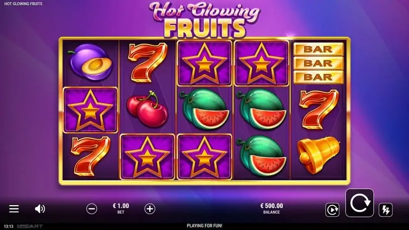 Hot Glowing Fruits slot screenshot 1