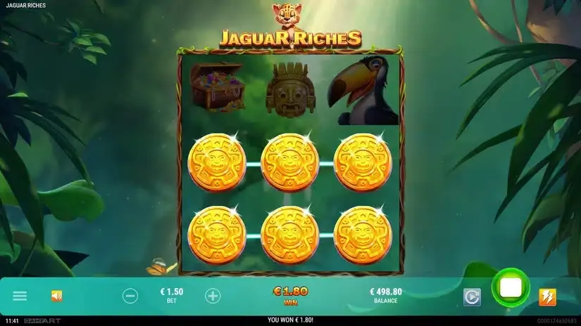 Jaguar Riches slot screenshot 2
